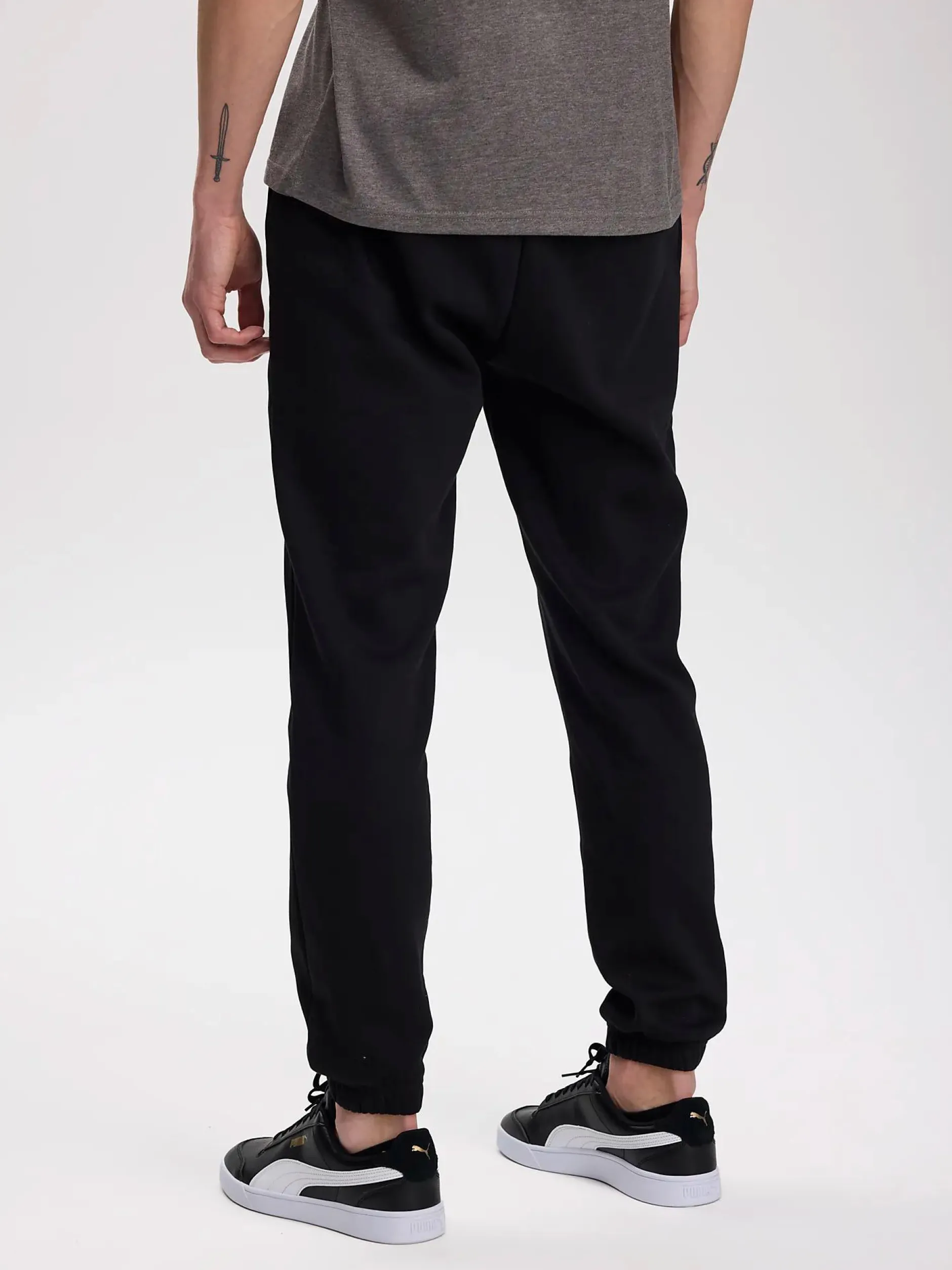 basic cuffed sweatpant, olohousut, miesten<TAKEOFF New