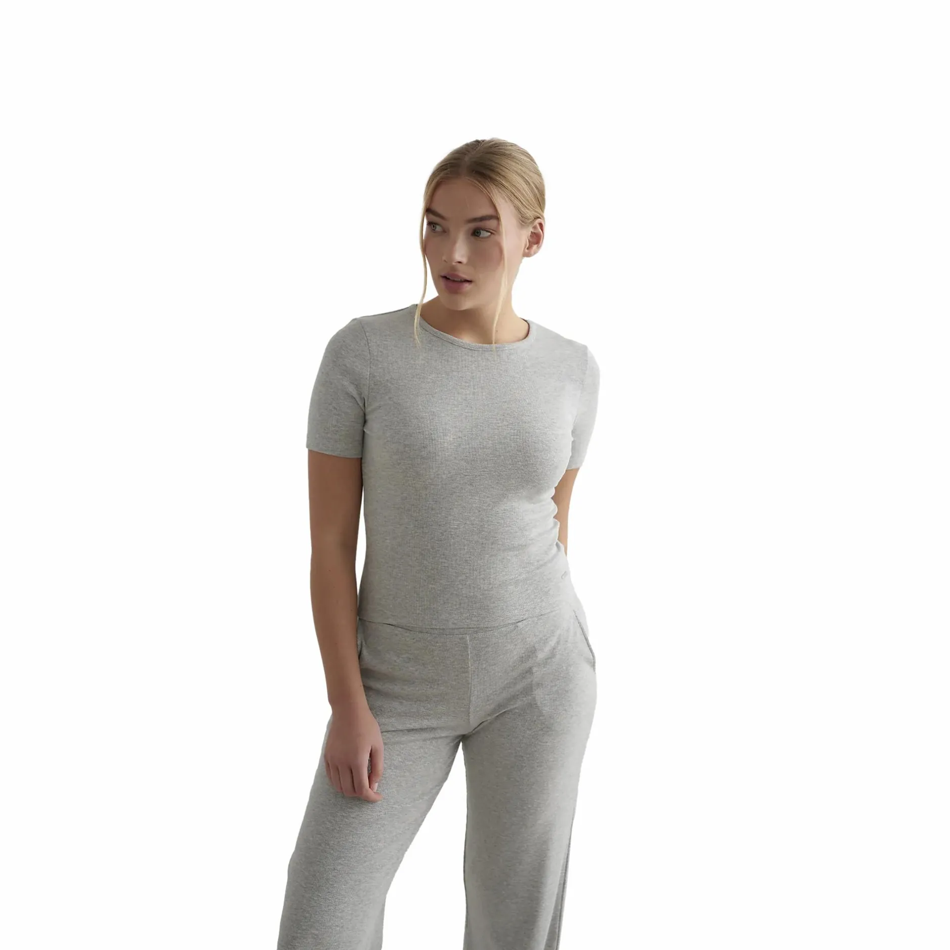 ease ribbed short sleeve<AIM´N