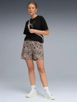 ess graphic animal high-rise aop woven shorts 4<PUMA Clearance