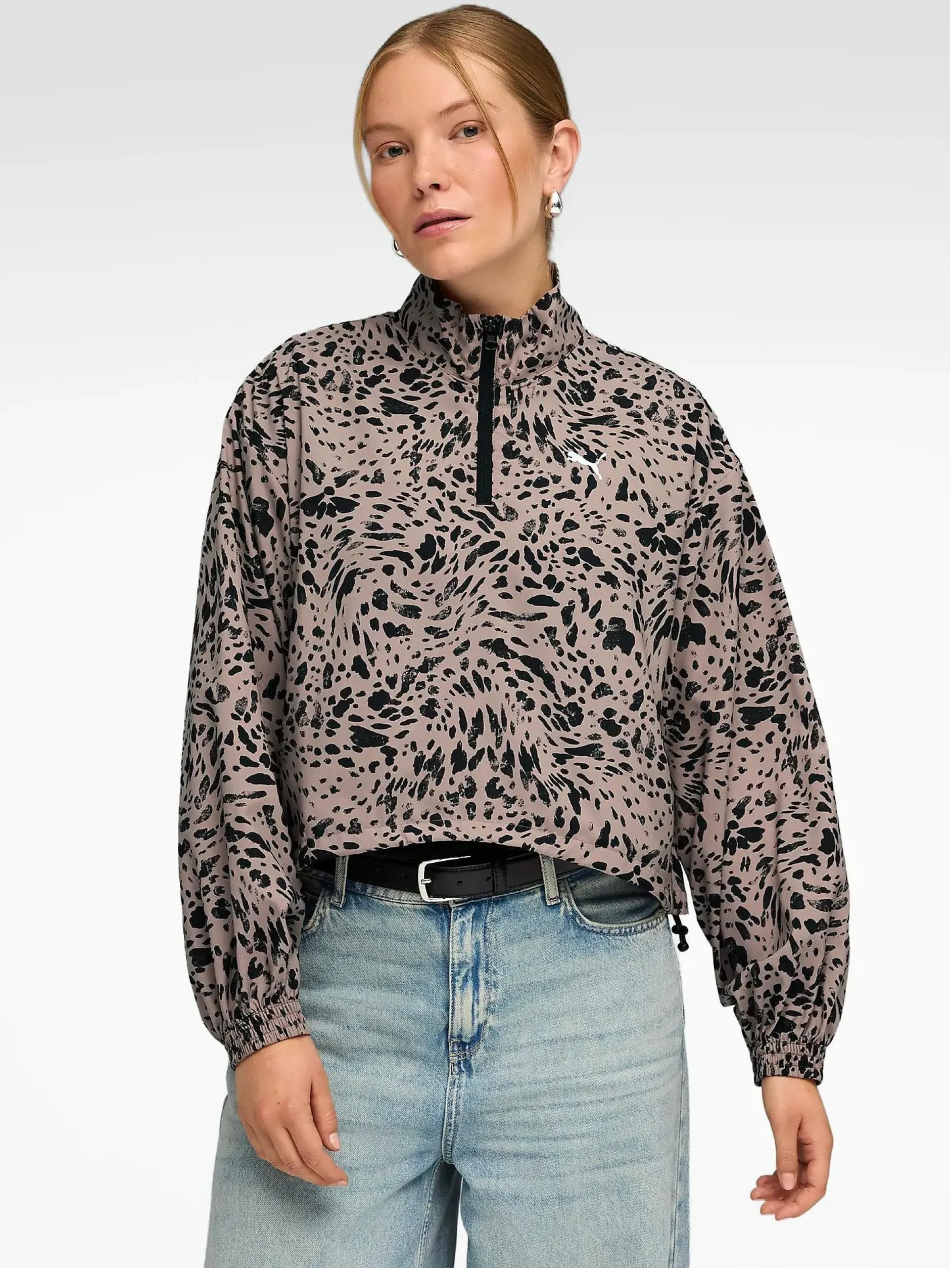 ess graphic half zip w<PUMA Hot