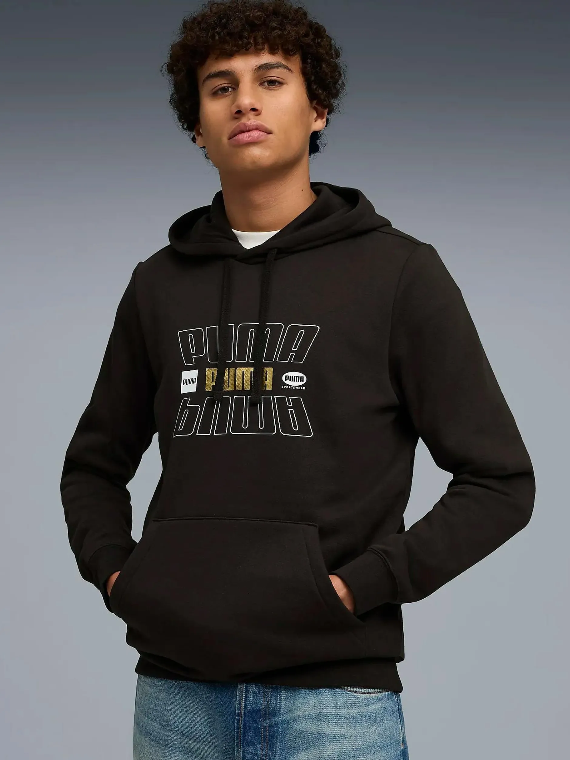 ess logo lab holiday hoodie m<PUMA Hot
