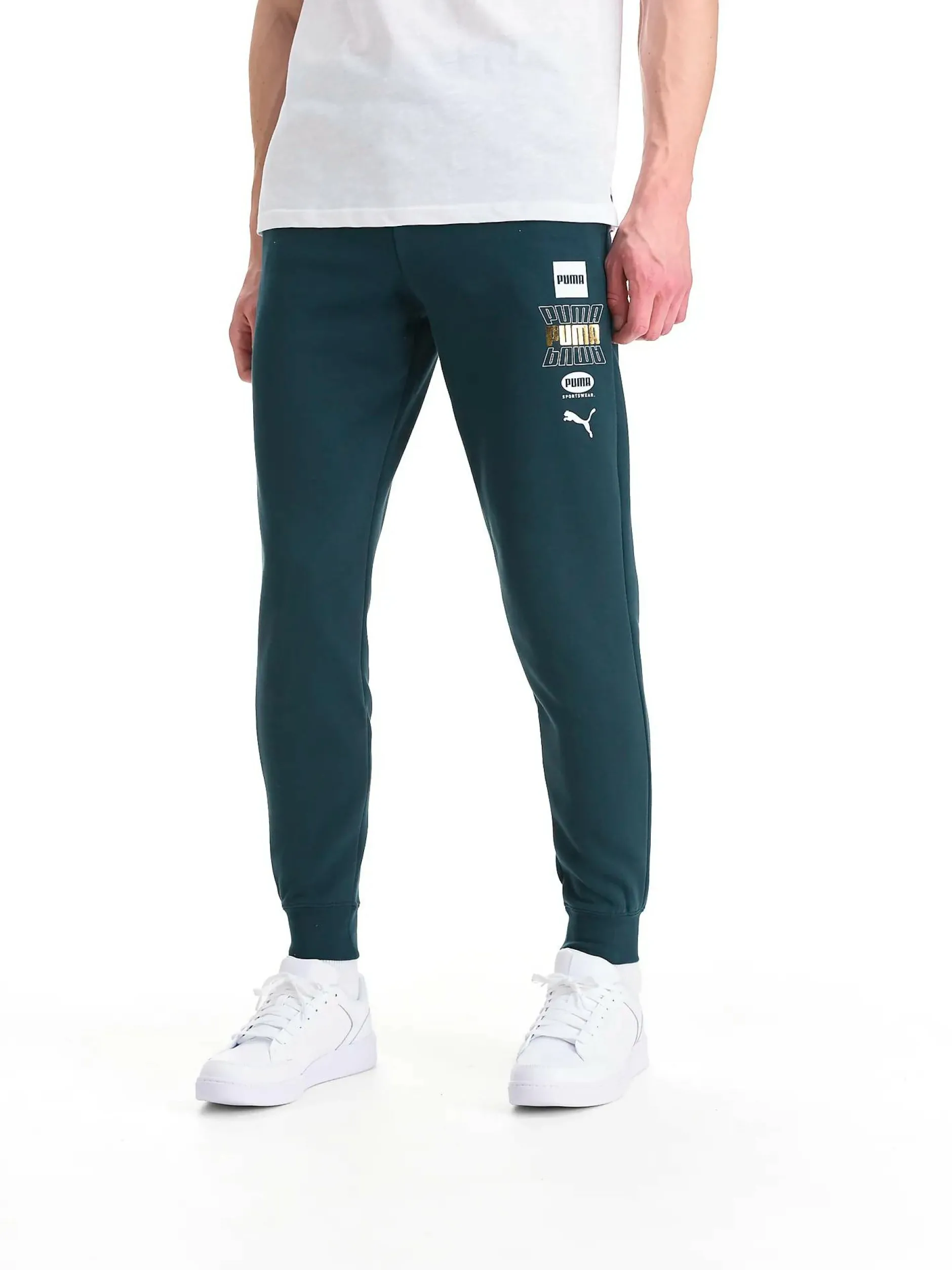 ess logo lab holiday pants m<PUMA Best
