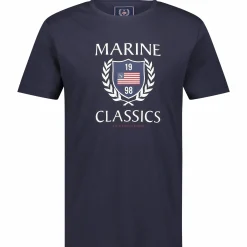 graphic tee<MARINE CLASSIC Outlet