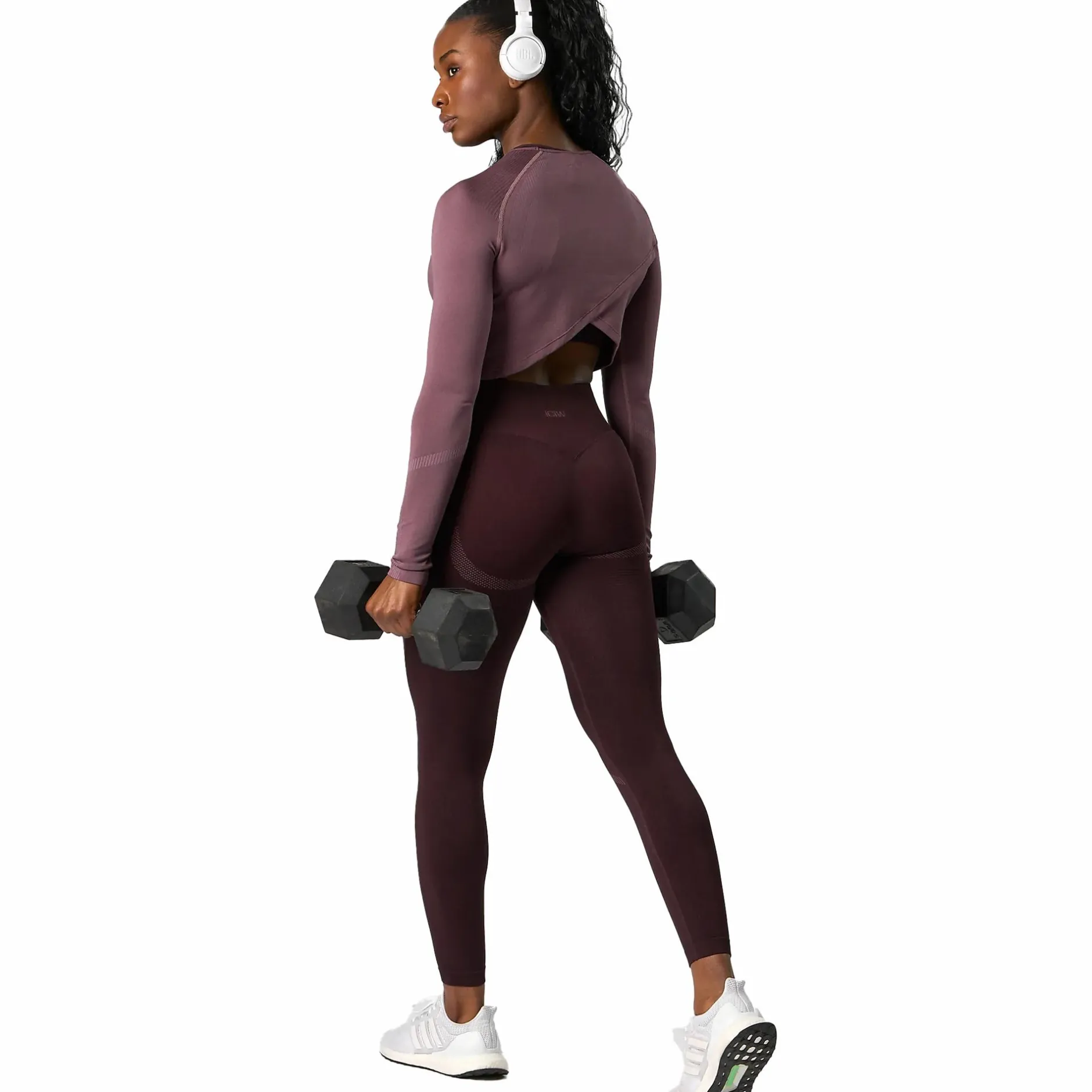 impact seamless ls crop top<ICANIWILL Hot