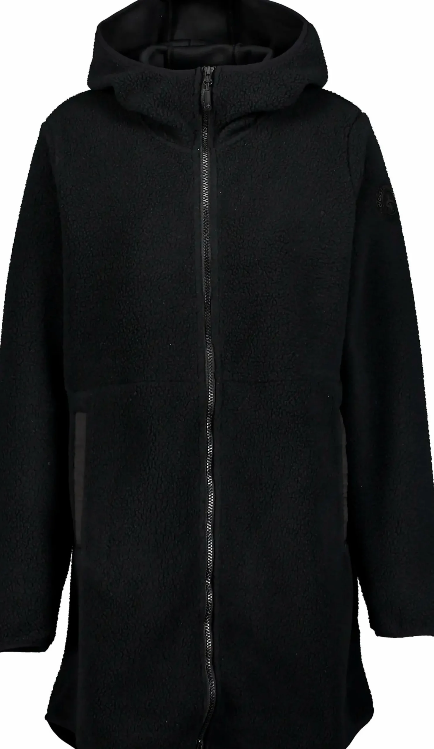 long pile hood, pitkä fleecetakki, naisten<CROSS SPORTSWEAR