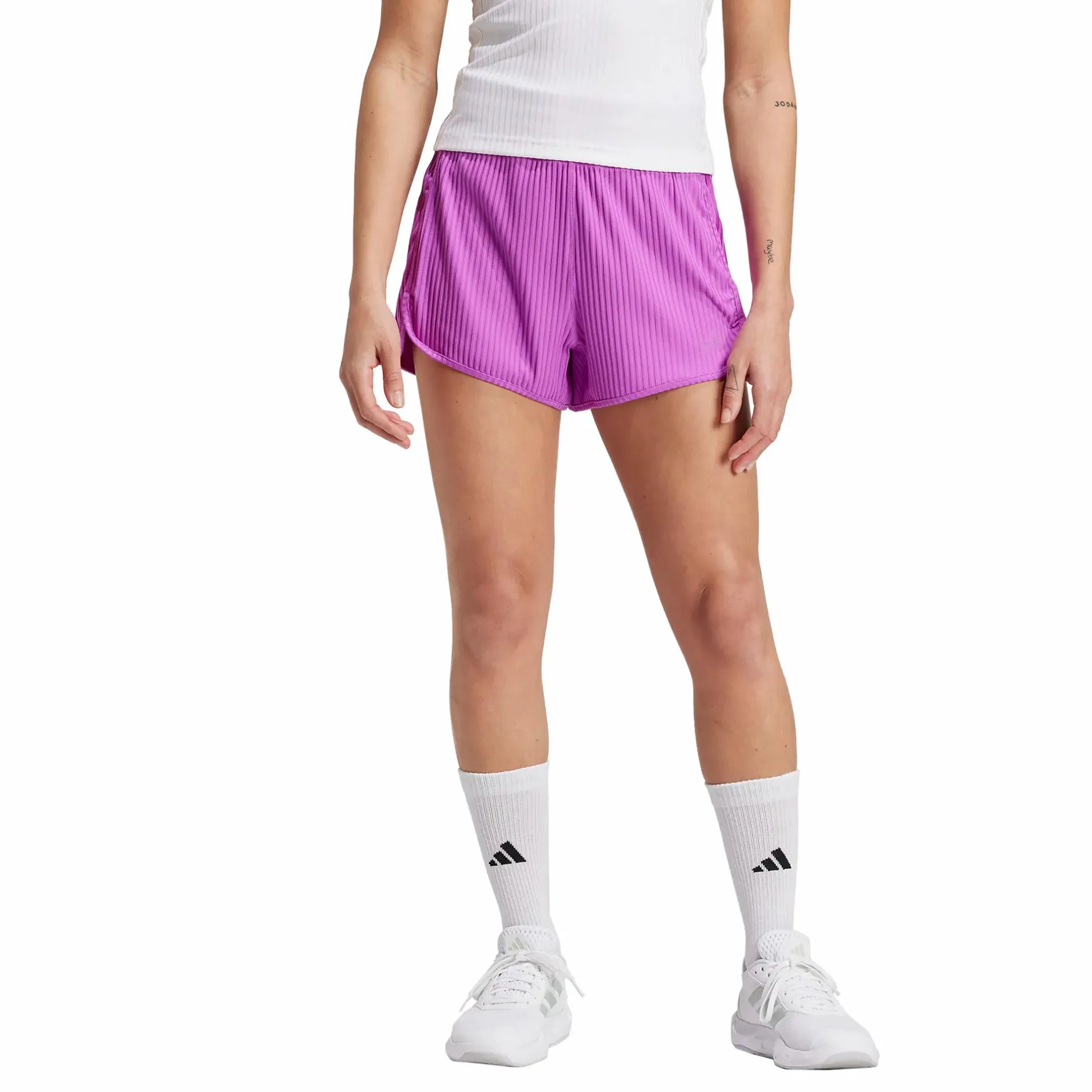 pacer rib short<ADIDAS