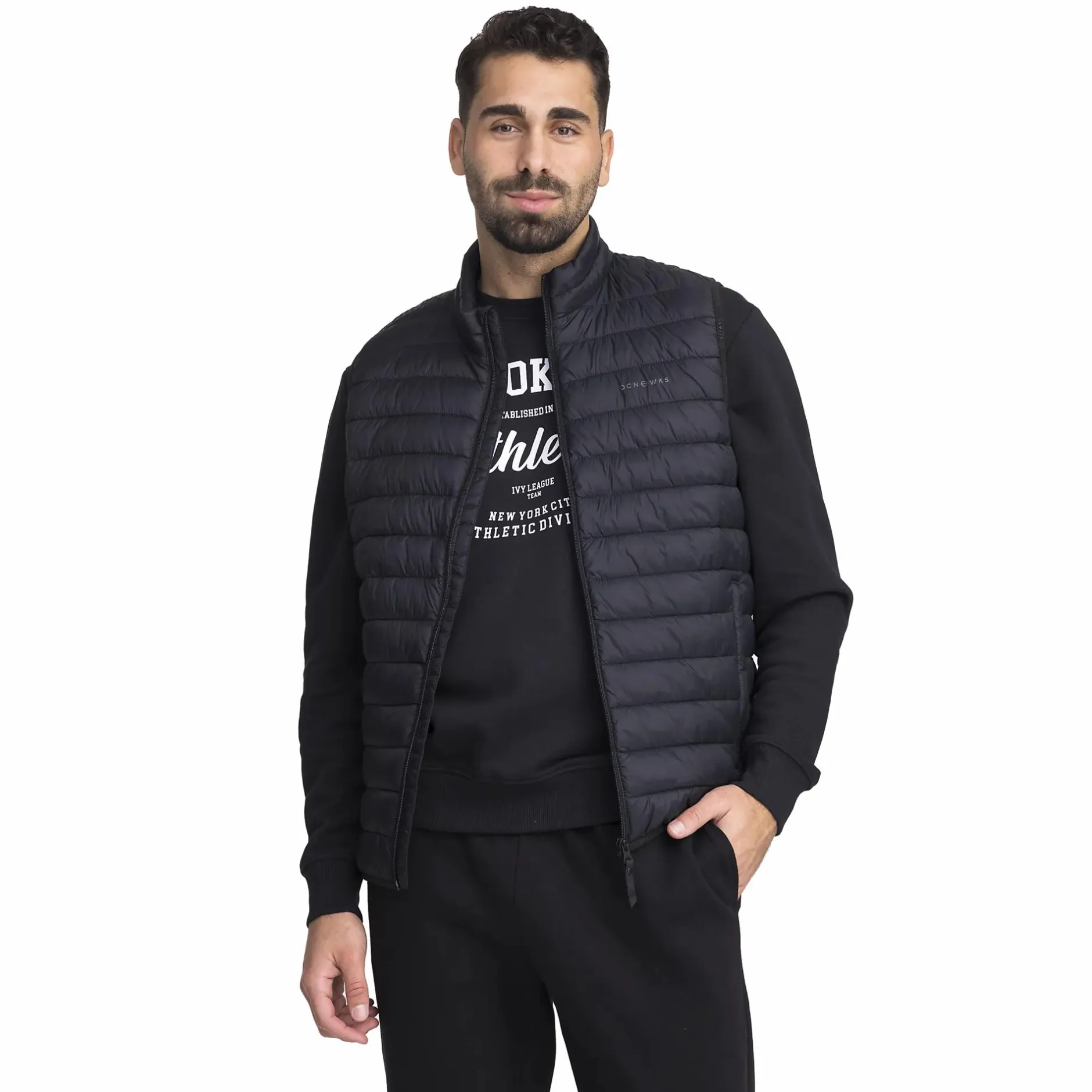padded vest m<OCEAN WORKS Sale