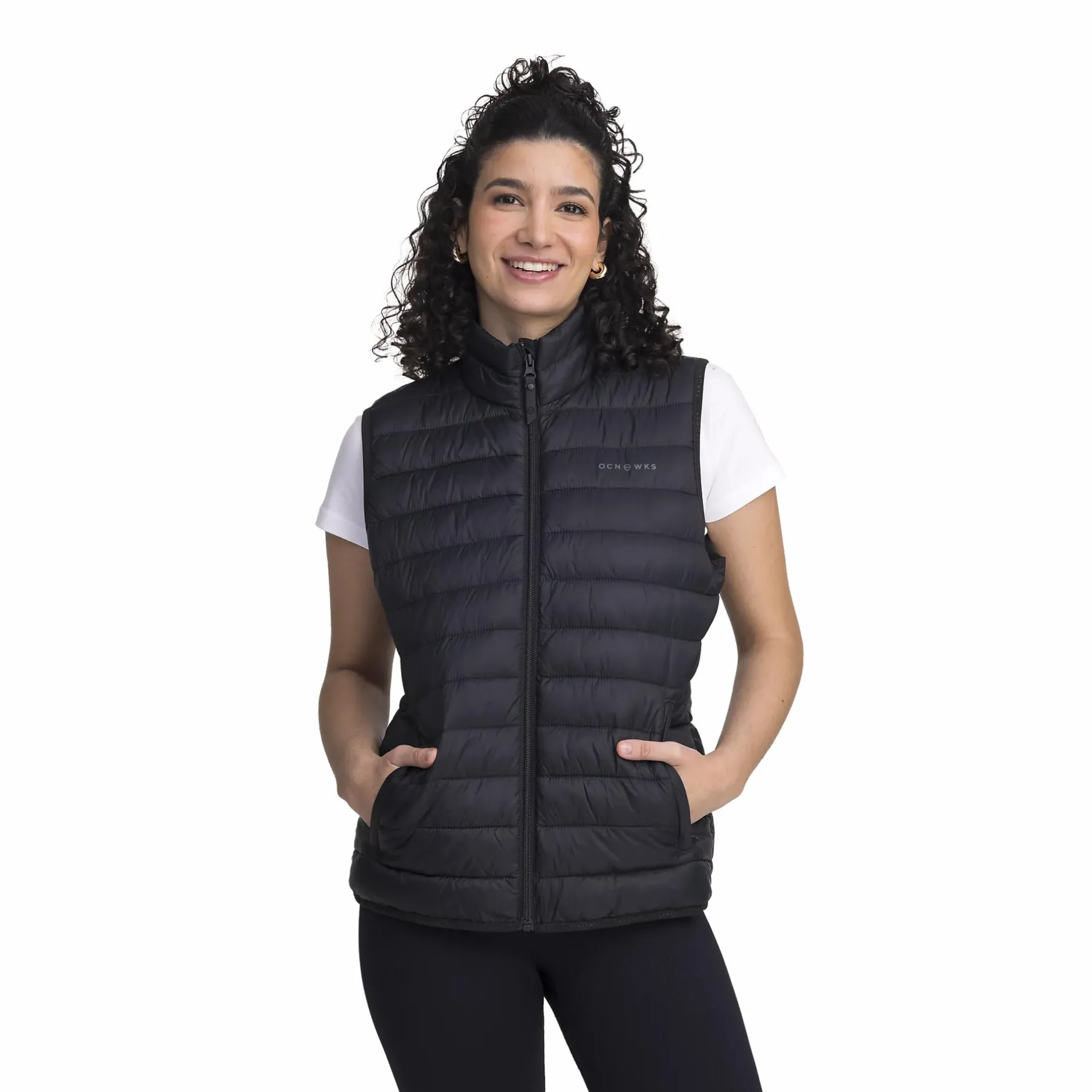 padded vest w<OCEAN WORKS Discount