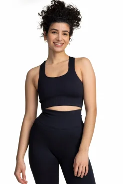 ribbed seamless bra w<TRIDRI Best