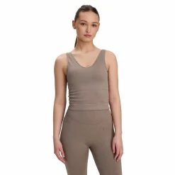 ribbed seamless top w<TRIDRI Hot