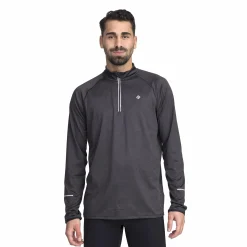 run half zip, pitkähihainen treenipaita, miesten<RONHILL New