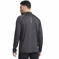 run half zip, pitkähihainen treenipaita, miesten<RONHILL New