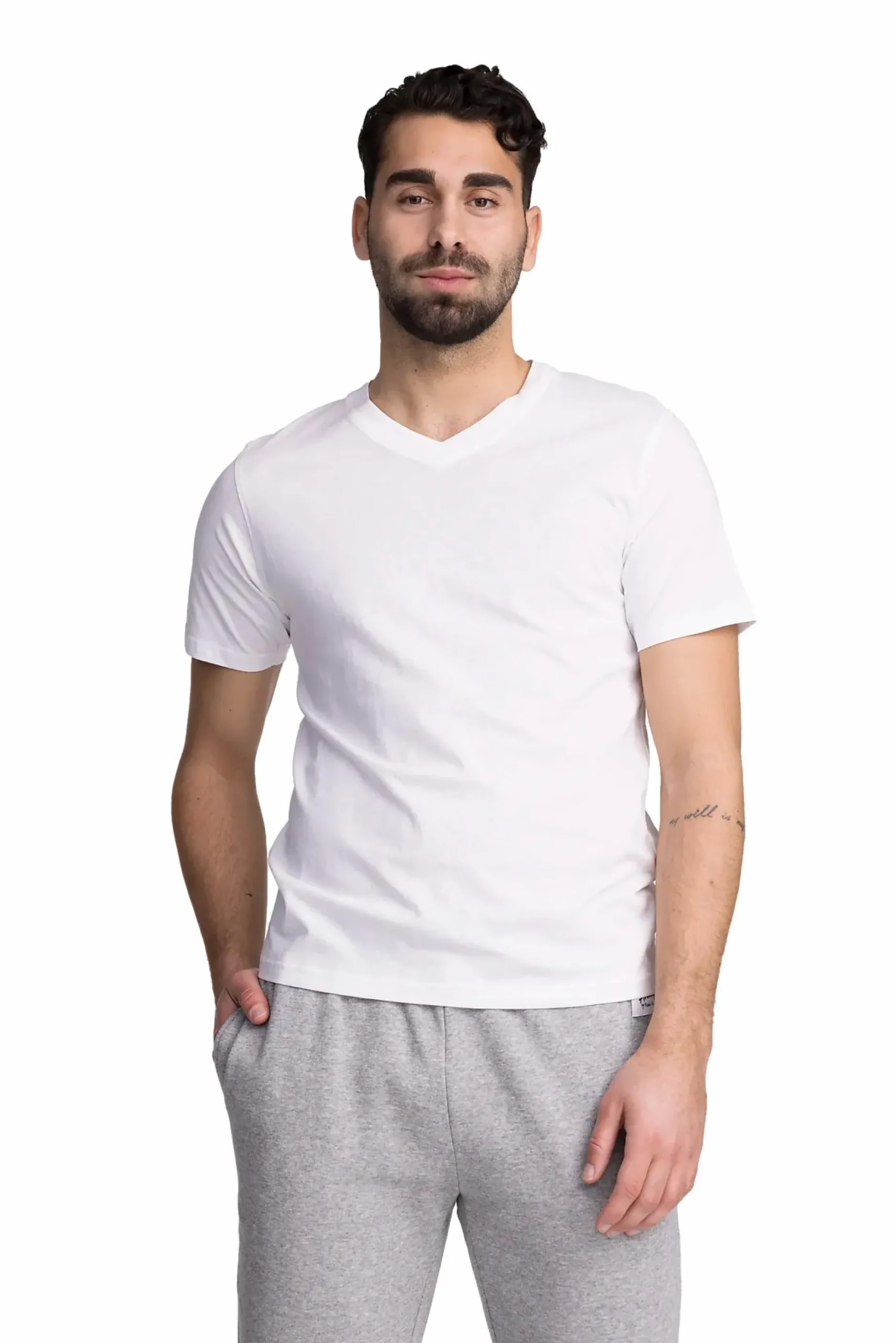 so basic v-neck t<TAKEOFF New