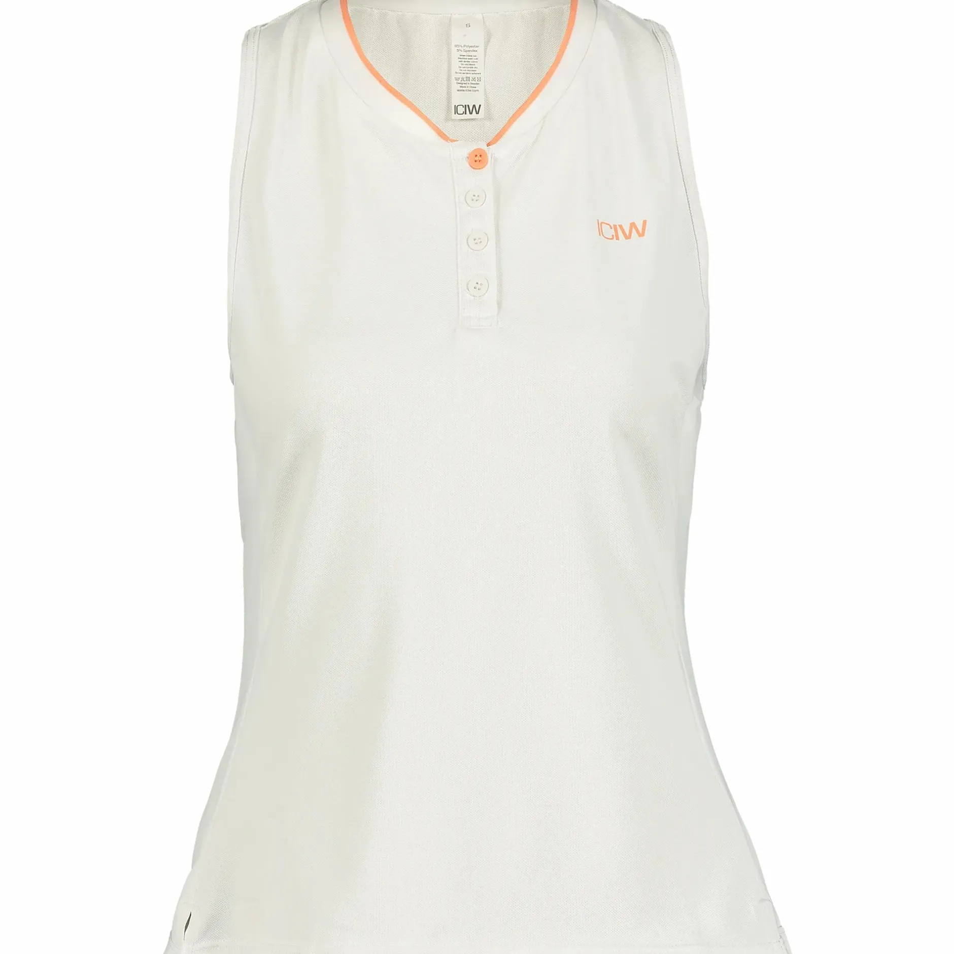 training pique tank top /coral<ICANIWILL Sale