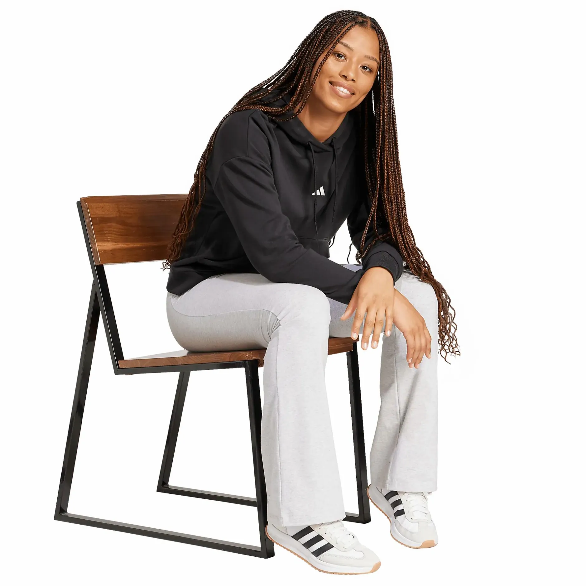 w small logo ft hoodie<ADIDAS Sale