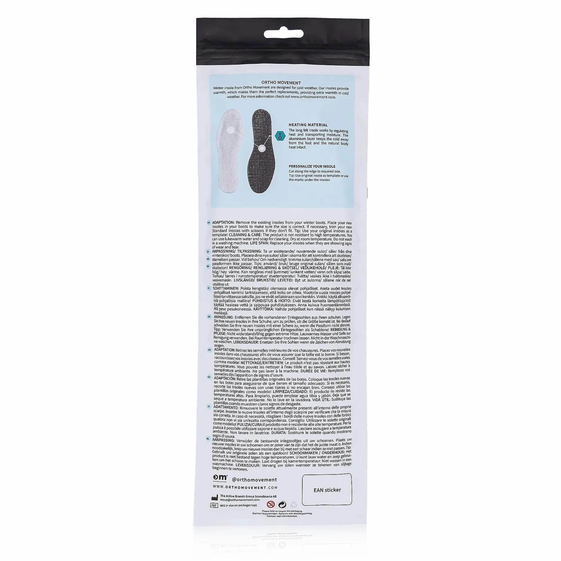 winter insole sr<ORTHO MOVEMENT