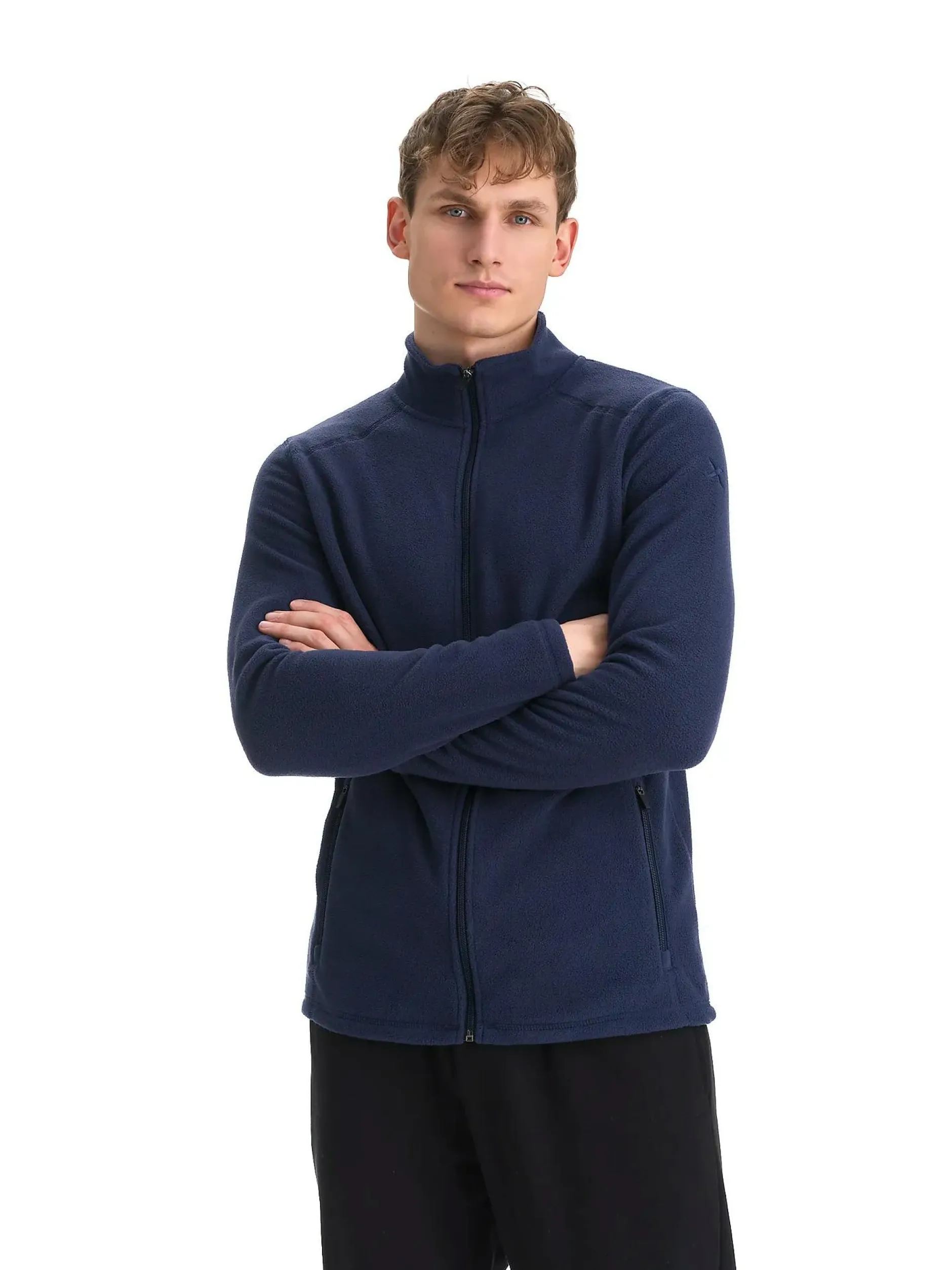 zip fleece jacket m<CROSS SPORTSWEAR